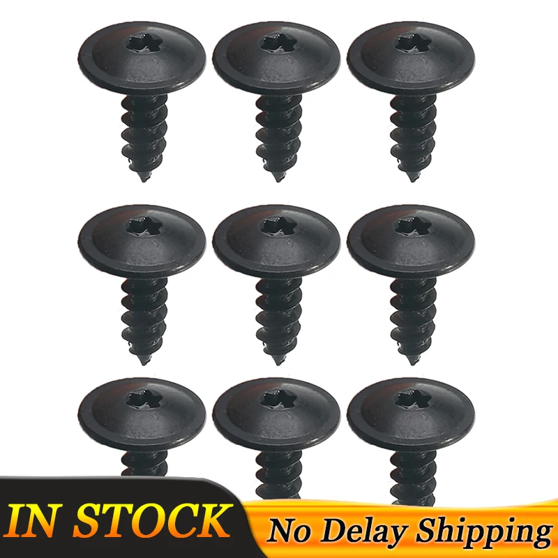 10Pcs VOLKSWAGEN CAR SPLASH GUARD TRAY FASTEN HEX HEAD SCREW /& WASHER CLIPS