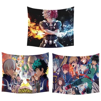 

Anime My Hero Academia Tapestry Wall Hanging Wall Tapestry Wall Carpet Psychedelic Wall Cloth Tapestries