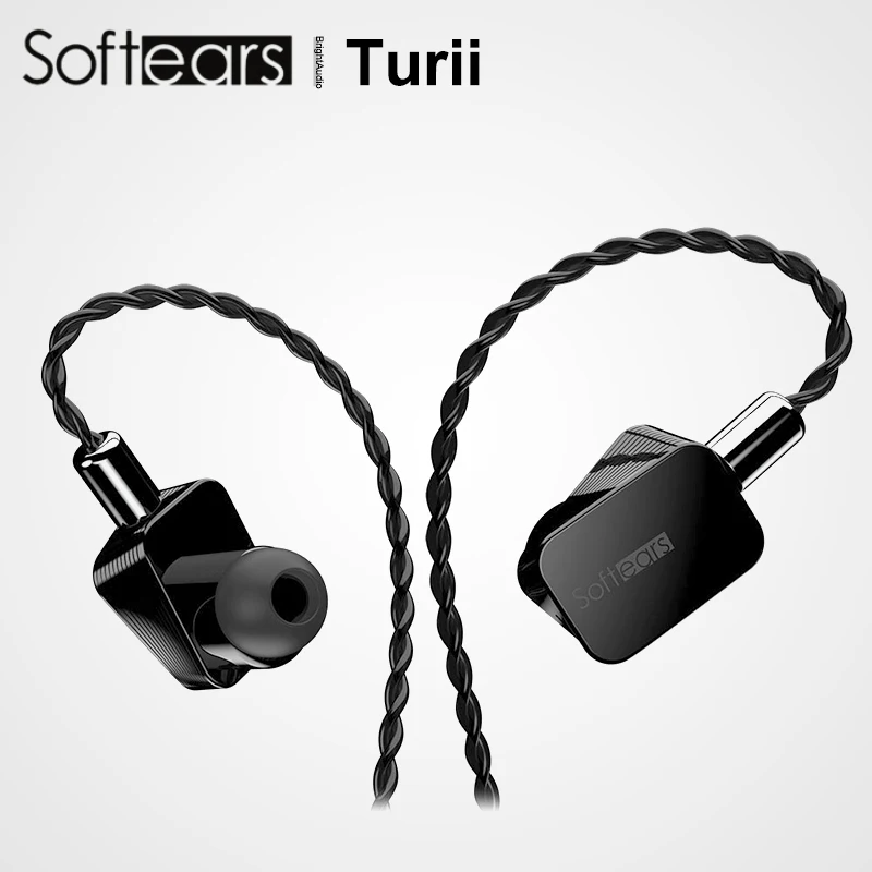 US $1.399.00 SoftEars Turii HIFI Audio Dynamic Driver IEM InEar Earphone Earbuds With 2Pin 078mm Detachable Headset