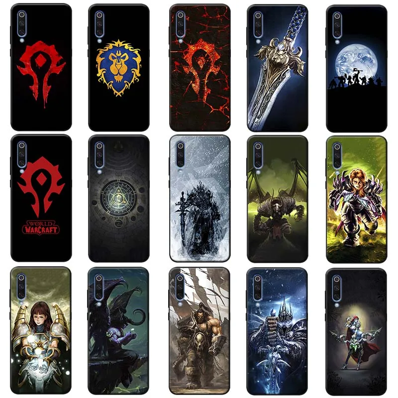 Мягкий силиконовый чехол для телефона xiaomi mi 9 pro 9t se 8 pocophone f1 a3 x 3 note 10 World of Warcraft |