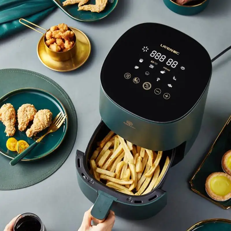  LIVEN G-5 Smart Oil-free Air Fryer 1400W Power Pattern Food 2.5L Capacity Fat-free Timer Temperatur - 4000547759281