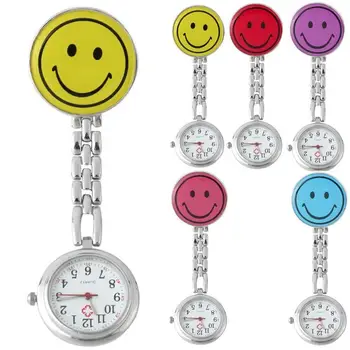 

Brooch Pockets Watch Cl-ip-on Nurse Watch with Lapel Hanging Butterfly Pendant Doctor Medical reloj de bolsillo Christmas Gifts