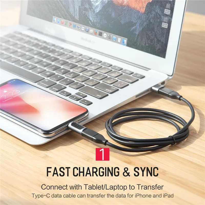 Адаптер Micro USB к type c конвертер для IPhone 11 Pro Xs Max XR X 8 7 6plus samsung S9 S8 huawei Xiaomi зарядный кабель