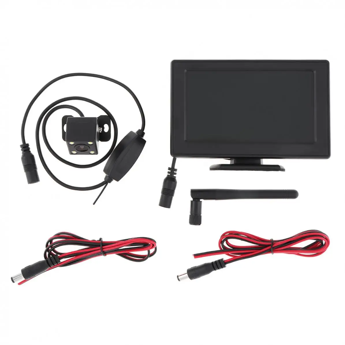 4,3 дюймов беспроводная камера заднего вида HD TFT lcd монитор заднего вида для автомобиля+ камера ночного видения для внедорожника RV пикап
