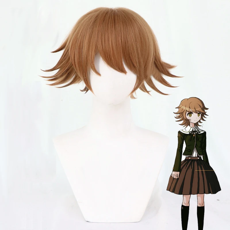 Kuma Chihiro Fujisaki Cosplay Costume Danganronpa Fujisaki Cosplay Wig Women's JK Uniforms Suit Halloween Carnival Costume0 (8)