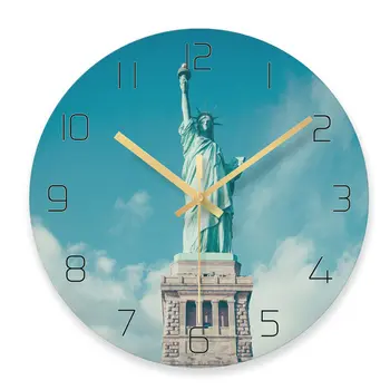 

Retro Wall Clock Personalized & Creative Wall Clock Living Room Home Decoration Clock Silent Glass Wall Clock