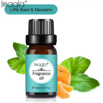 

Inagla Lime Basil & Mandarin Fragrance Essential Oils 10ml Pure Plant Fruit Oil For Aromatic Aromatherapy Diffusers Chance Oil