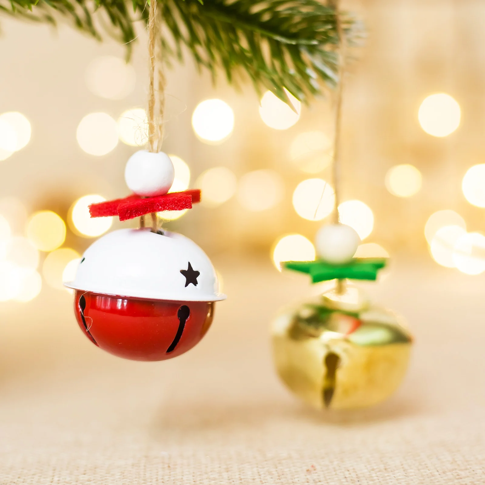 Милая рождественская подвеска-колокольчик Рождественская елка украшение кулон Счастливого Рождества украшения для новогодних принадлежностей