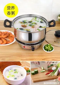 

Plug-in Electric Cooker Cook Congee Portable Small Lazy Milk Pot Multi-Function Pot Split Type Small Electric Pot Convenient Cir