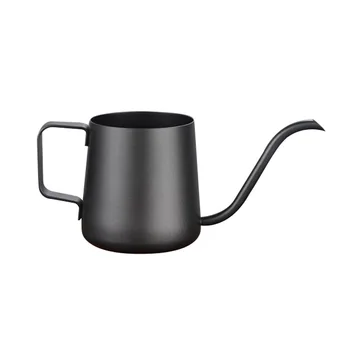 

250Ml Long Mouth Hand Coffee Pot Stainless Steel Coffee Maker Europe Style Milk Pot Tea Pot