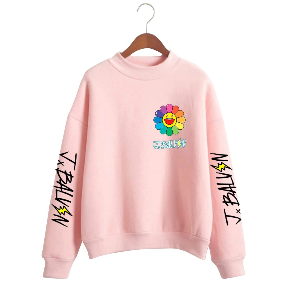 Hot Sale J BALVIN Turtleneck Sweatershirt Long Sleeve Sweatshirts  Women/girl Streetwear Sun Flower Colors Clothes Fashion Coats|Hoodies &  Sweatshirts| - AliExpress