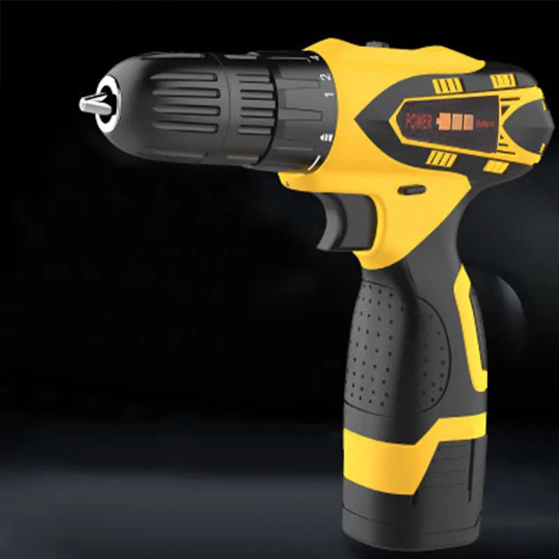 

12V Lithium-Ion Battery Cordless Drill Driver Power Tools Professional Rechargeable Electric Wireless Screwdriver Hammer Drill