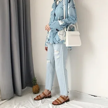 

2020 New Style Small Square Bag Fashion Crocodile Pattern Small Bag Messenger Bag Women Bag