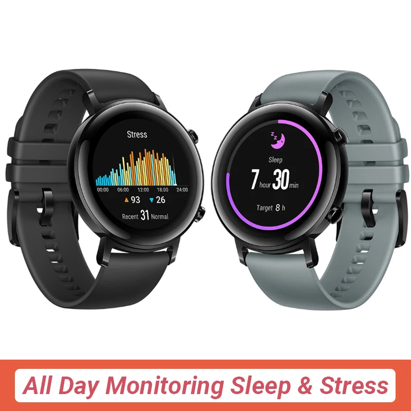 Stock Global Version Huawei Watch Gt2 Gps Days Working Waterproof Phone Smart Call Heart-5