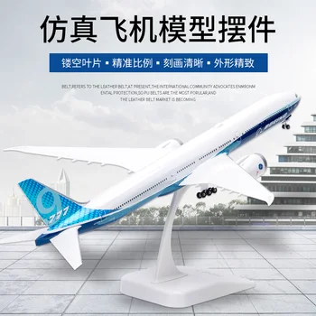 

ABS Assembly Simulate Airplane Model Boeing 777 X9 Prototype Model Landing Gear Wheels Airbus Aircraft Aviation Decoration 1:200