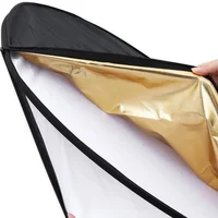 Réflecteur de Lumière Pliable et Portatif Oval pour Photographie