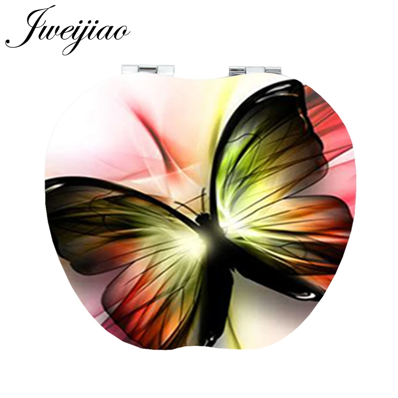 FQ289 JWEIJIAO dream Butterfly инструменты аксессуары в форме яблока зеркала модное карманное зеркало для женщин подарок на день рождения D1249 - Цвет: FQ289
