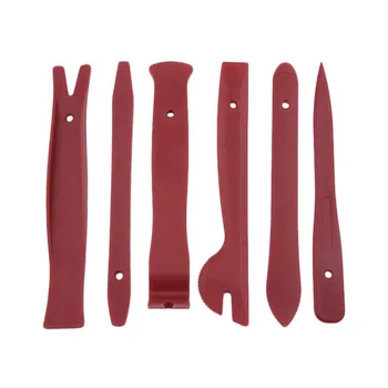 

6pcs Luxury Plastic Sound Repairing Tools Car Radio Door Clip Panel Trim Dash Audio Stereo Removal Installation Pry Tools