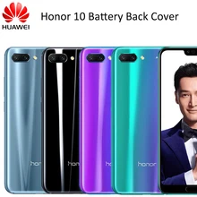 100% Оригинальный стеклянный корпус для Huawei honor 10, чехол для аккумулятора с клейкой наклейкой для Honor 10, задняя крышка, запасные части 100% Оригинальный стеклянный корпус для Huawei honor 10, чехол для аккумулятора с клейкой наклейкой для Honor 10, задняя крышка, запасные части