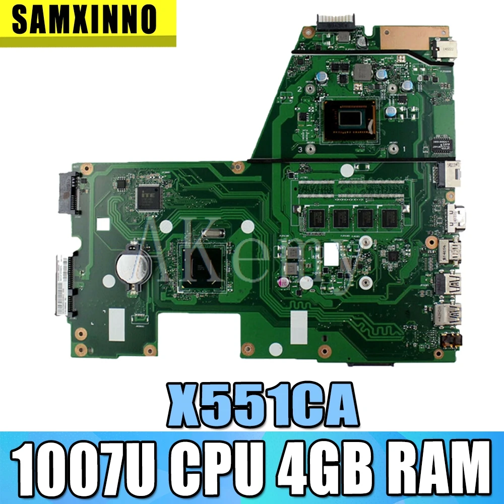 Материнская плата X551CA REV2.2 1007u для For Asus X551CAP X551C материнская ноутбука тест