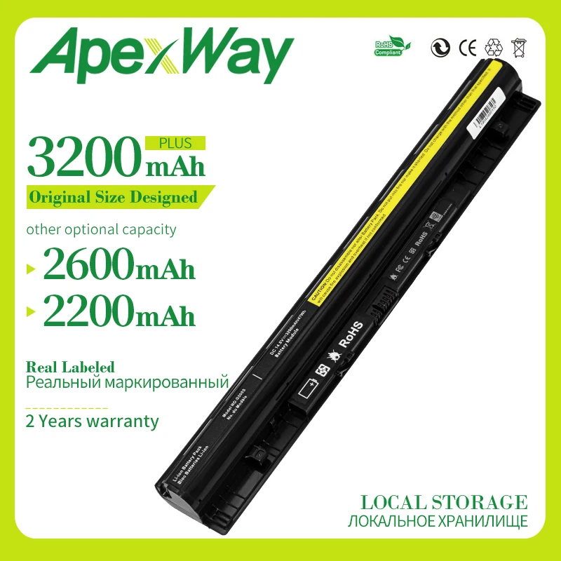 Аккумулятор для ноутбука lenovo ideapad L12M4E01 L12M4A02 L12S4A02 L12S4E01 G400s G405s G410s G500s G510s S410p Z710 4