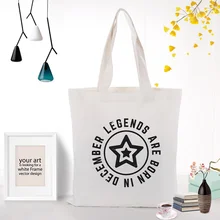 Текстовый тип сумки холщовая хозяйственная сумка текст DIY сумка на заказ Печать Логотип экологическая Повседневная многоразовая утилизация