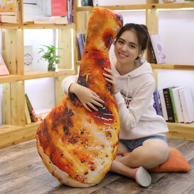 Dropshipping Simulation Food Real life Style Chicken Leg Toy Chick Wing Drumstick Fried Rice Noodle Pillow Cushion Birthday Gift 3