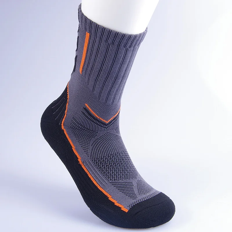 CX14037 Caxa Outdoor Sports Socks Terry Breathable Quick-drying for Hiking Running Mountaineering Cycling Basketball Fitness Compression Socks Mens Socks Women Hiking Socks
