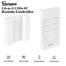 SONOFF 433 МГц RF 8 клавиш многоцелевой Пользовательский Пульт