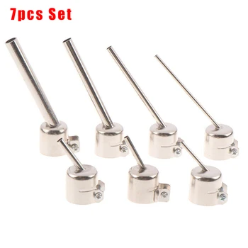 

7Pcs 850 Series Hot Air Torch Nozzle Lengthen Type 45 Degree Tilt BGA Welding Tool 3mm/4mm/ 5mm/8mm/10mm Welding Torch Nozzle