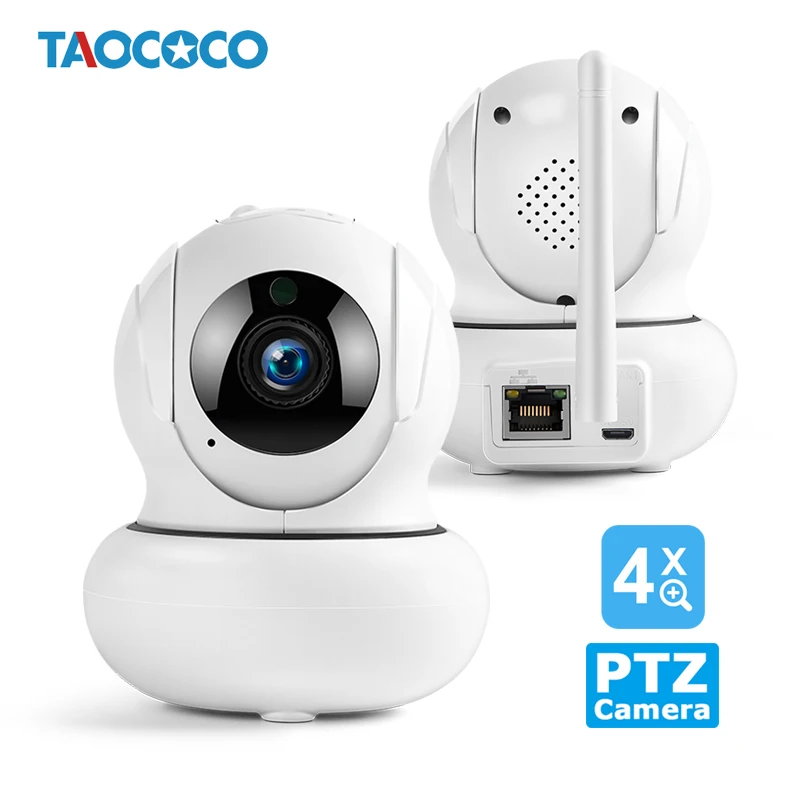  TAOCOCO 4X Zoom HD IP Camera 1080P WiFi Camera Baby Monitor Auto Tracking Home Security Camera CCTV - 33025967027