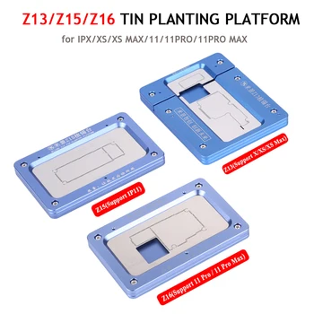

BGA Reballing Kit for iPhone X/XS/XS MAX/11/11 Pro/11 Pro Max Motherboard Fixture Planting Tin Platform With BGA Stencil