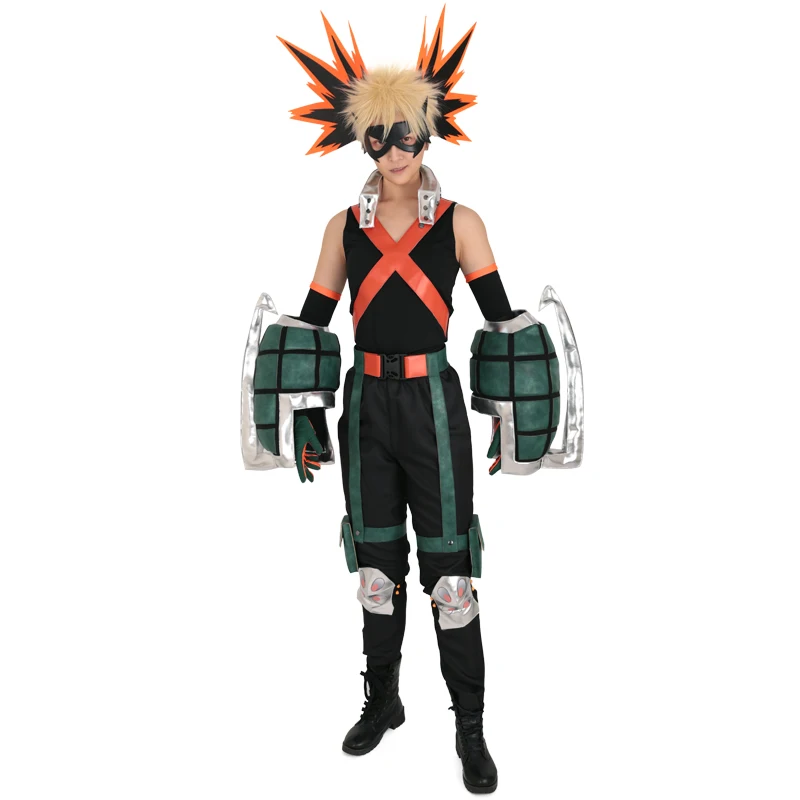 Bakugou костюм кацуки для косплея костюм боевая униформа аниме мой герой Academy костюм реквизит