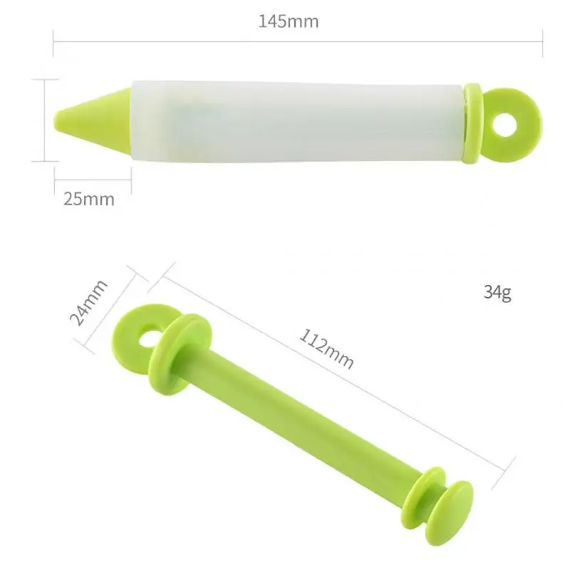 Venlohome – stylo d'écriture alimentaire en Silicone, outils de décoration  de gâteaux, buses de pâtisserie, tasse