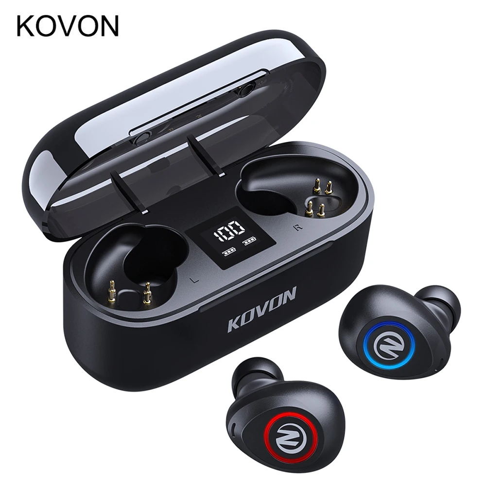 

Wireless Earphones Kovon Bluetooth Earbuds Qualcomm APTX5.0 Bluetooth Earbuds 32H Playtime in Ear Deep Bass HiFi Sound Wireless