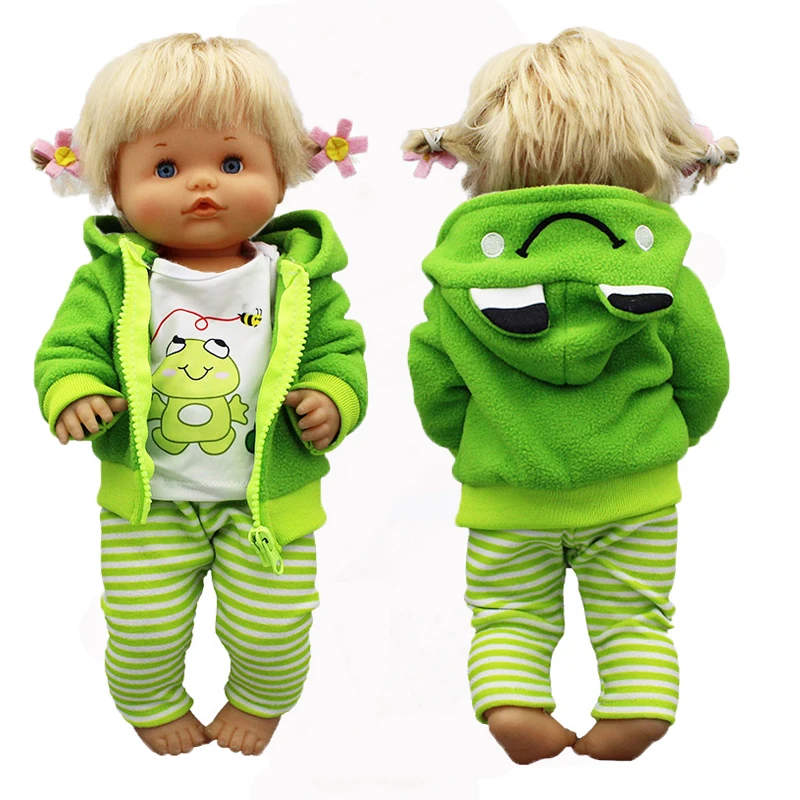 

New Green Suit Wear Doll Clothes Fit 42cm Nenuco Doll Nenuco y su Hermanita Doll Accessories