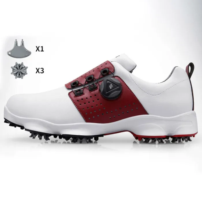Обувь для гольфа мужская Водонепроницаемая дышащая нескользящая обувь шнурки для спортивной обуви спортивная обувь BB55