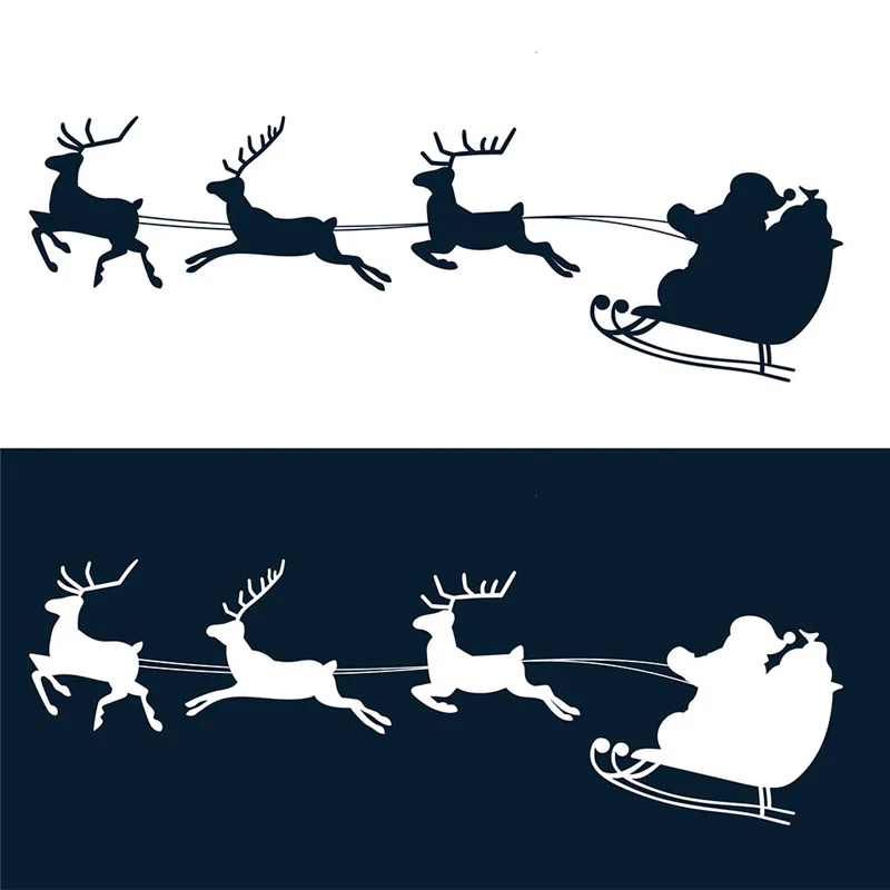 

DiyArts Santa Claus Three Elk Cars Metal Cutting Dies Scrapbooking Card Making Embossing Stencil Die Cut Template Christmas Dies