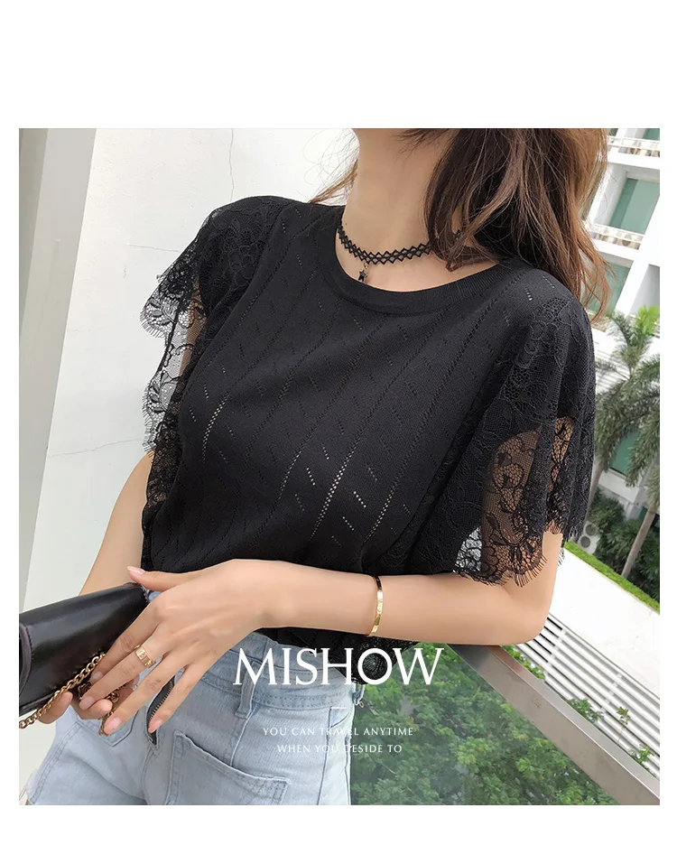 Mishow Женская блузка с кружевом MX18B5165