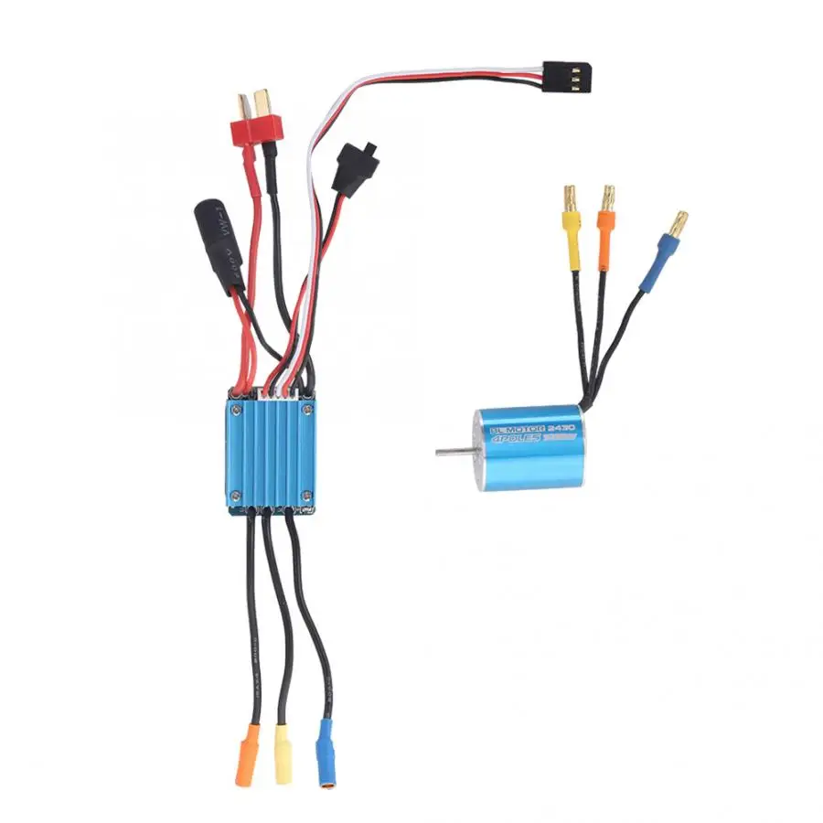 7200KV 4P безсенсорный бесщеточный двигатель 25A ESC для 1/18 автомобиля лодки