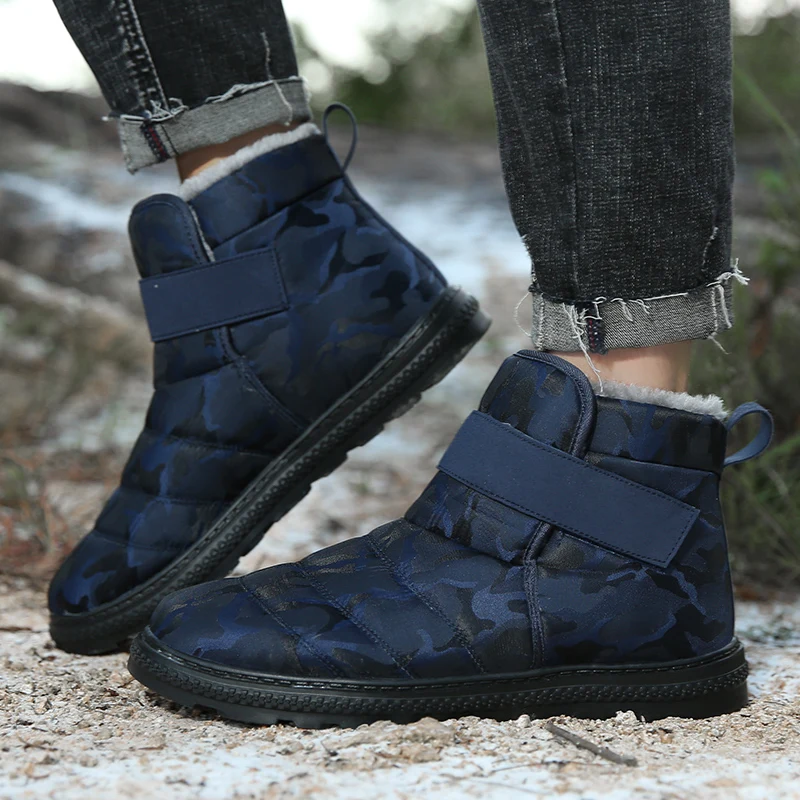 Мужские Зимние ботильоны; Botas Botines Erkek; Bota lover; мужские зимние ботинки; Водонепроницаемая защитная обувь; размеры 36-47