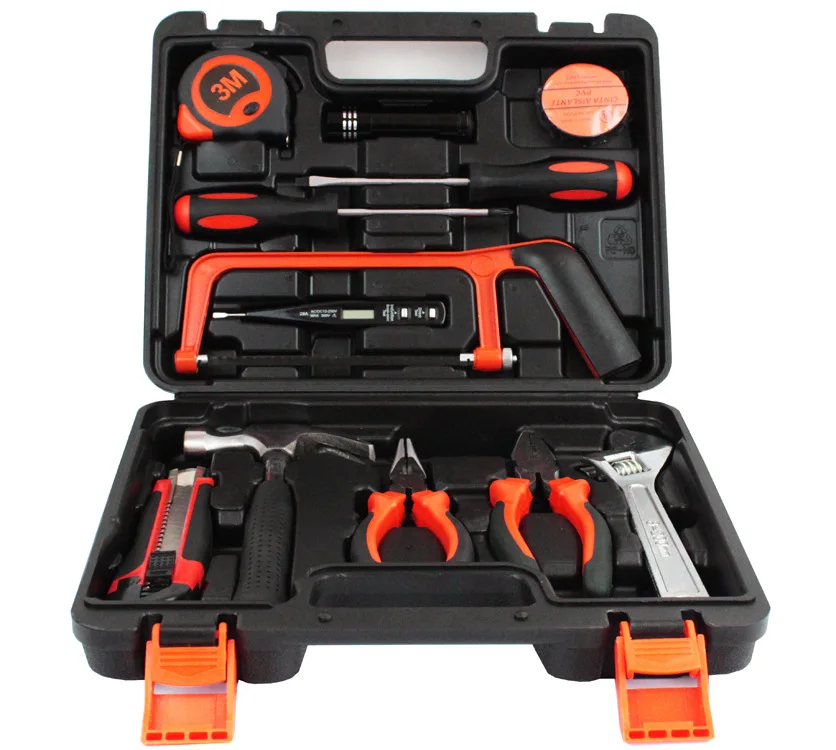 

13-Piece Household Tool Combination Set Hardware Toolbox Outdoor Car Maintenance Sales Gift Bag