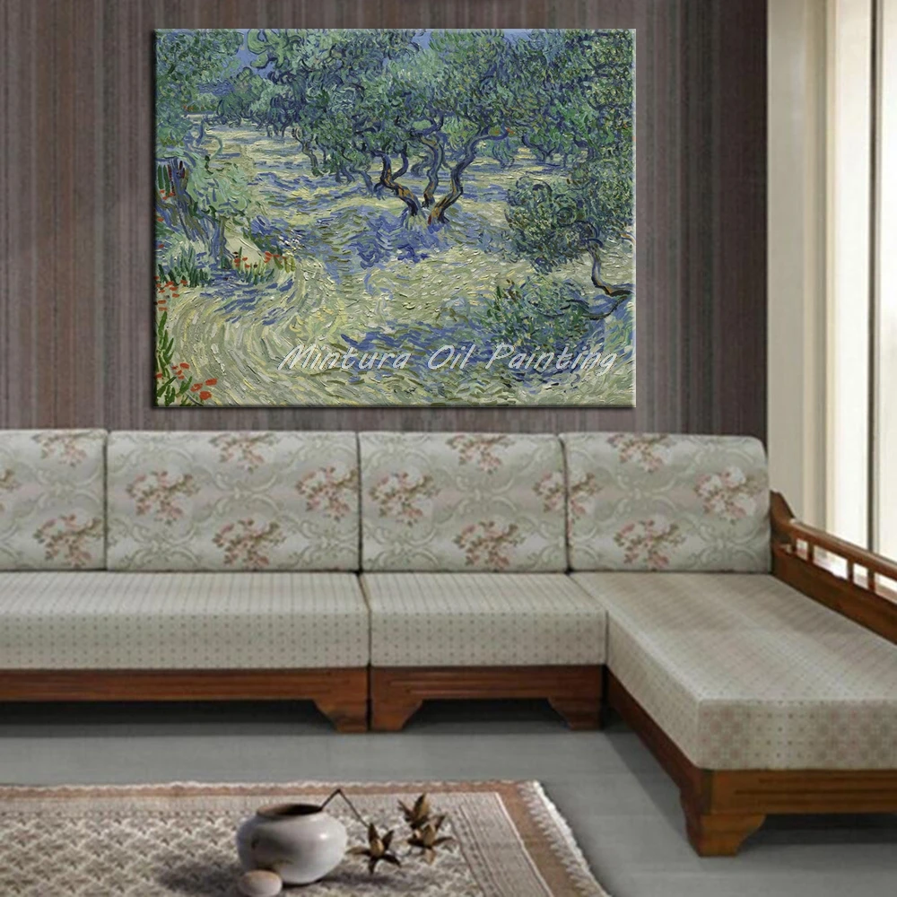 Oilve Orchard Of Vincent Van Gogh 100% ручная роспись Репродукция картина масляными красками на
