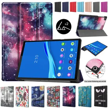 

For Lenovo Tab M10 FHD Plus TB-X606F /TB-X606X 10.3'' Slim Shell Patterned PU Leather Smart Flip Case Stand Cover
