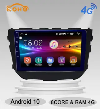 

Brezza Android 10.0 Octa Core 4+64G Gps Navigation Bt Central Multimidia Radio Android For Suzuki Brezza
