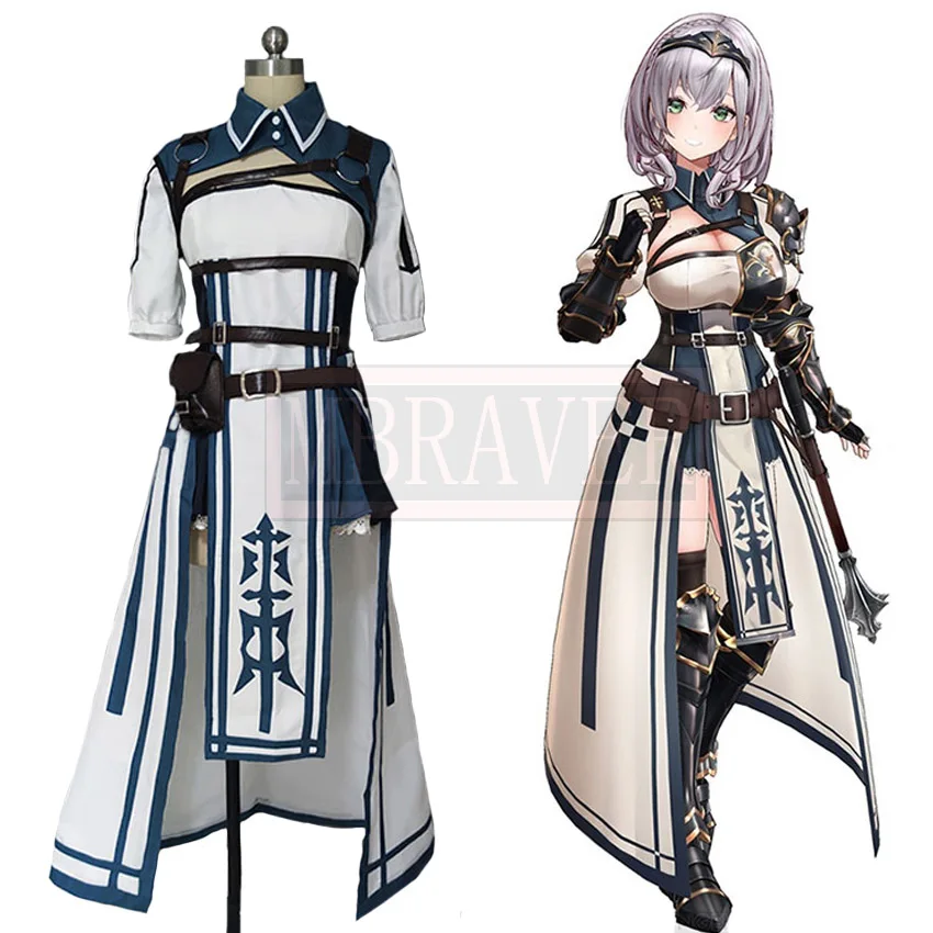 

VTuber Hololive Shirogane Noel Косплей Костюм Униформа Рождество Хэллоуин на заказ любой размер