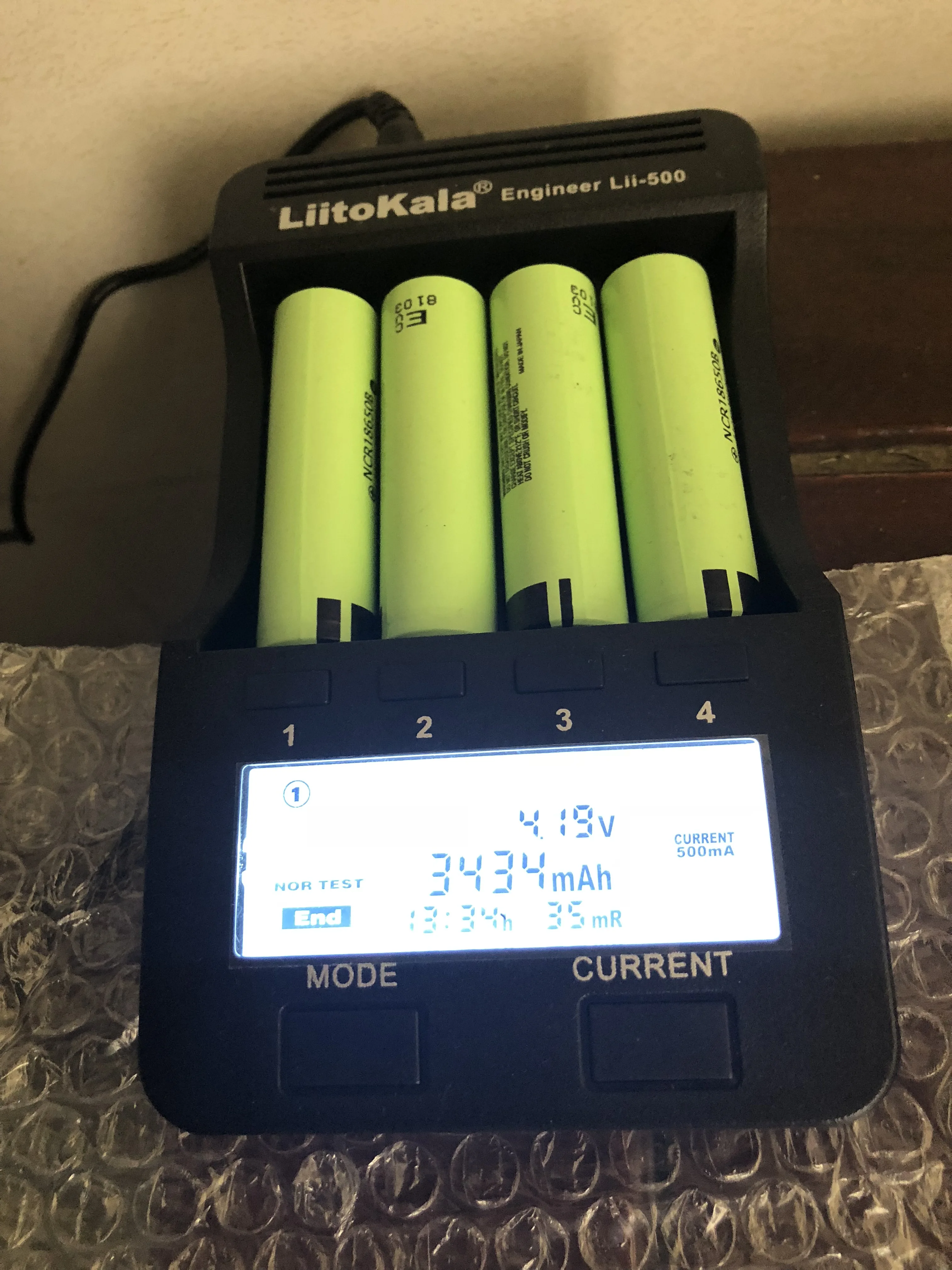 2-20pcs100% nuevo original auténtico NCR18650B 3.7 v 3400 mah 18650 batería de litio para linternas, portátiles