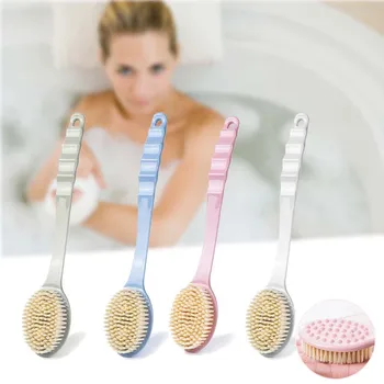 

Long Handle Back Brush Back Body Bath Shower Sponge Scrubber Exfoliating Scrub Skin Massage Exfoliation Bathroom Set Accessories