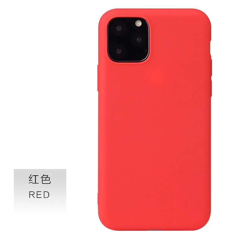 Red Чехол конфетного цвета для huawei Коврики 30 20X5G P20 P30 Pro Lite Y6 Y7 Y9 P Smart на Honor 9X8X20 Pro 10i 20i 10 9 Lite чехол - Цвет: Red