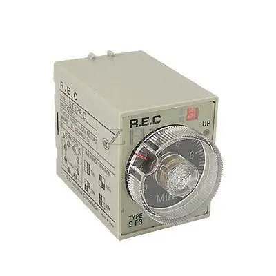 

ST3PA-D AC 380V 0-10 Minute Power ON Delay Time Relay 8 Pin DPDT